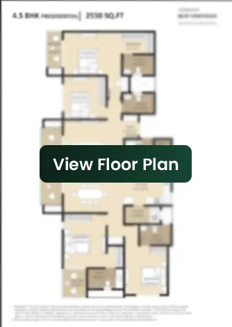 4.5 bhk floor plan of Abhee Codename New Dimension