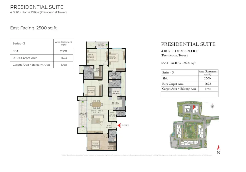 abhee aaria floor plan 4 bhk